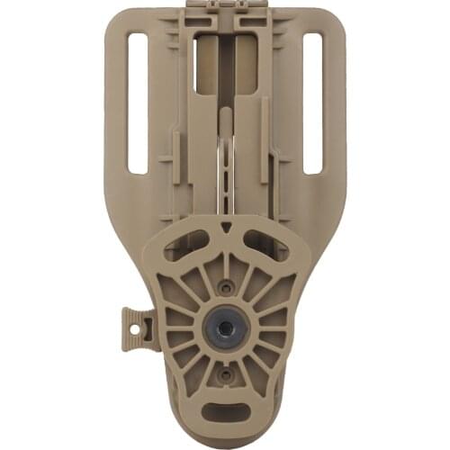 Tactical Airsoft Belt Holster Drop Adapter Adjustable Pistol Holster Loop for Kydex Glock 17 19 P226 Holsters Base Clip Mount