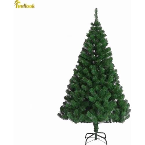 Teellook New Year Gift 1.2m-2.4m Green Christmas Tree Christmas Hotel Mall Family Holiday Decorations