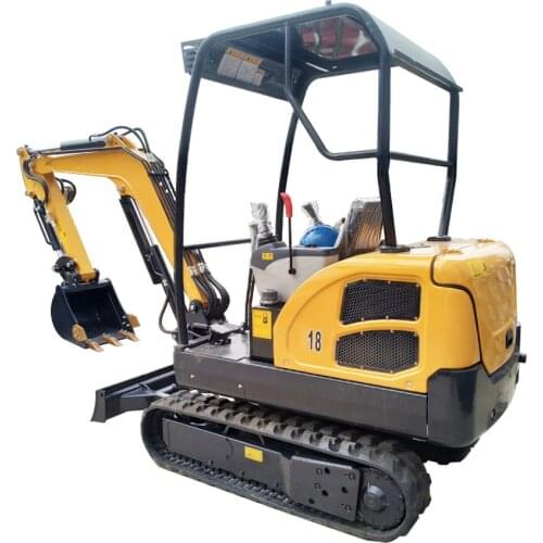 1.8Ton Micro Retro Mini Excavator Machine With Triple Hydraulic Pump