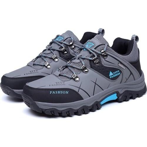 YT585170 Outdoor Lace-up Hiking Boots Sport Mens Shoes For Camping Climbing Mountain Non-slip Breathable Shoes