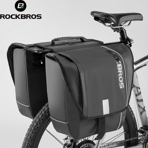 ROCKBROS Bike Bag Waterproof Reflective Large Capacity R&D Cover Cycling Parcel Lengthen Strap Pocket Travel Bicycle Accessories