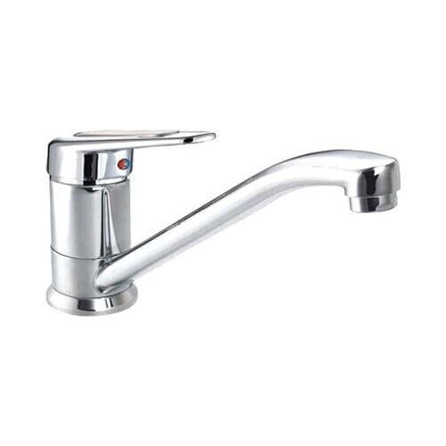 X8505K1 - Luxury Deck Mounted Chrome Color Brass Material Hot & Cold Water Kitchen Tap