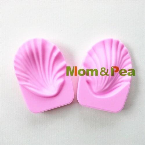 Mom&Pea 0854 Free Shipping Petal Shaped Silicone Press Mold Cake Decoration Fondant Cake 3D Mold Food Grade