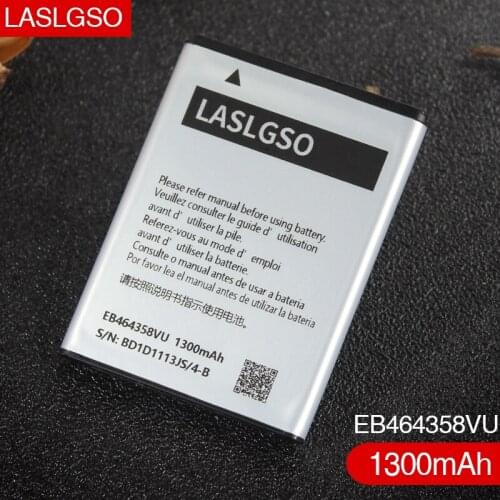 100% Good Quality 3.7V EB464358VU For Samsung Galaxy Mini 2 S6500 Galaxy Ace Plus S7500 Galaxy Ace Duos S6802 GT-S7500 GT-S6802