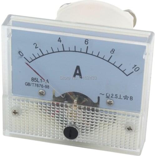 85L1-A AC pointer ammeter current meter 1A 2A 3A 5A 10A 15A 20A 30A 50A 85L1 series analog AMP meter 64*56 mm size