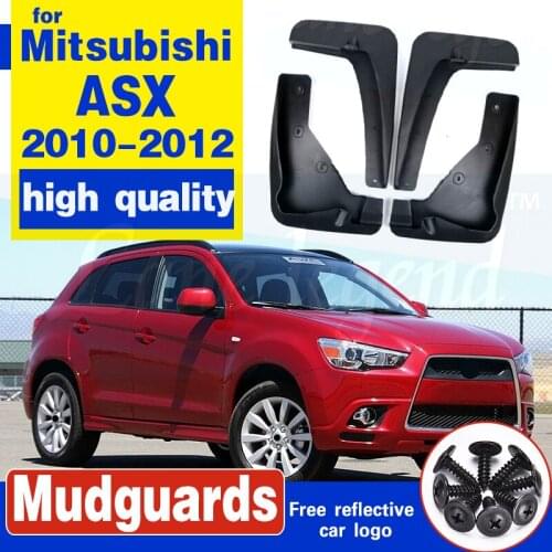 For Mitsubishi ASX 2010 2011 2012 Outlander Sport / RVR Set Molded Car Mud Flaps Mudflaps Splash Guards Mudguards Fender