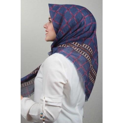ERİPEK PATTERNED LINEN FLAMLI SCARF-PATTERN-14-RENK-18