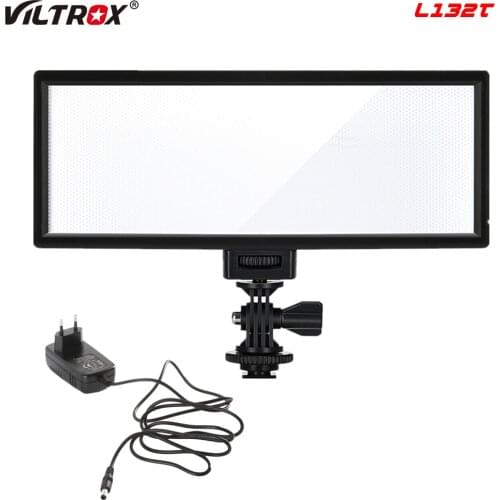 Cz stock VILTROX L132T Photo Studio LED Video Light Fill Light Photography Lighting Light for Canon Nikon DV Camcorder DSLR