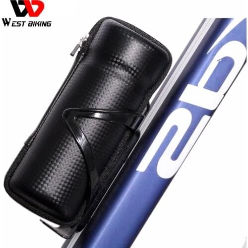 WEST BIKING Bike Tools Capsule Boxes Store Keys Repair Tools Kit Glasses MTB Bike Storage Boxes Apply Bottle Cage Cycling Tools