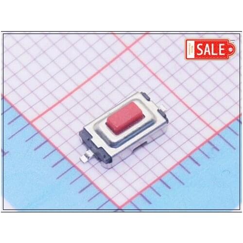 Small Batch (100Pcs/lot) 3mm*6mm*2.5mm SMD Red Micro Push Button Tactile Tact Momentary Electronic Switch, ROHS