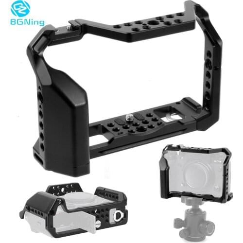 BGNing Camera Metal Cage W/ Shoe Mount for FUJIFILM X-T4 Photography Vedio Shooting Full Cage Microphone LED Light Thread Holes