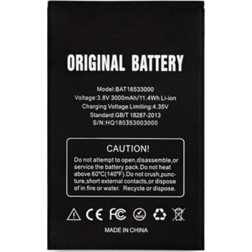 New Doogee X9 3000mAh BAT16533000 Back up Battery Replacement For Doogee X9 Pro Smart Cell Mobile Batterie Batteries