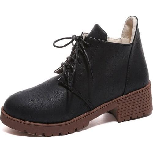 2021 autumn new casual shoes European and American college wind wild work womens shoes comfortable thick sole shoes