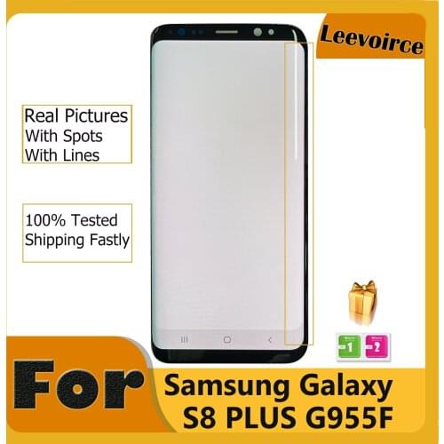 Original Quality Point Line LCD For Samsung Galaxy S8 G950 G950F S8plus G955 G955F LCD Display Touch Screen Digitizer Tested