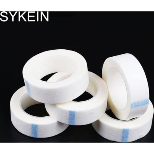 Eyelash Extension Lint Free Eye Pads 5 Rolls PE and Paper Tape Lint Breathable Isolation Eyelash Extension Medical Makeup Tools