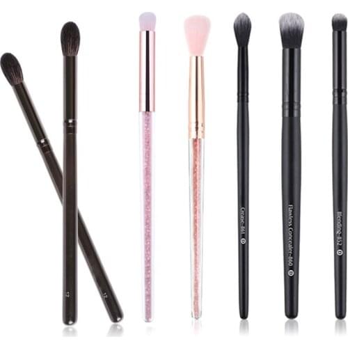 Professional Eye Nylon Makeup Brushes Eye Shadow Blending Eyeliner Eyelash Eyebrow Brush Cosmetic Beauty Tools