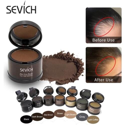 SEVICH Hair Edge Control Powder Hairline Filling Product Waterproof Sweatproof Shadow Makeup Hair Root Growth Cover Up Tools