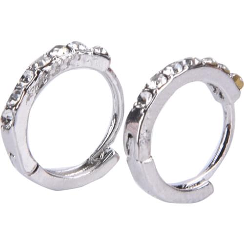1pair Womens Girls Classic Fashion Hoop Earrings Jewelry Small Simple Female Earring Piercing Jewelry Gifts