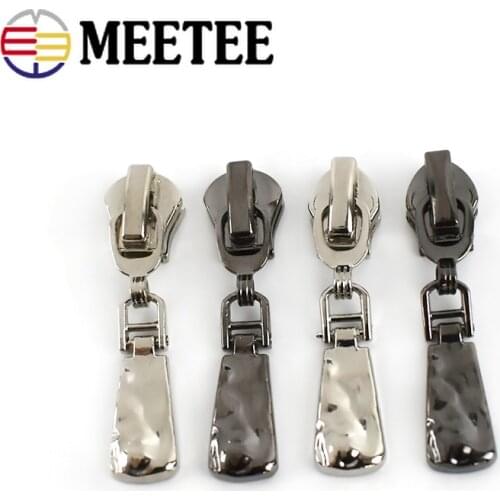 10pcs 5# Zipper Slider for Resin/Nylon/Metal Zips Jacket Coat Bag Zippers Head Puller Repair Kit DIY Clothing Sewing Accessories