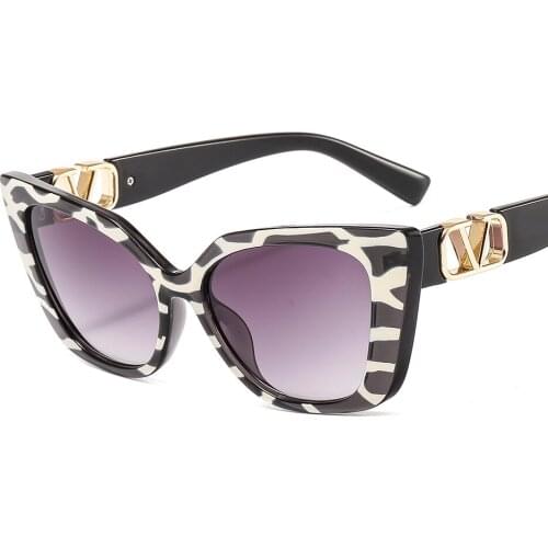 Cat Eye Sunglasses Women Fashion 2021 New Vintage Big Shades Men Brand Female Square Luxury Sun Glasses