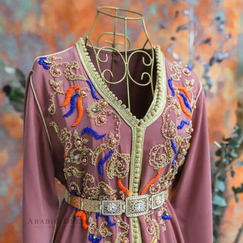 Sunspicems Moroccan Thin Square Caftan Belt Arab Wedding Jewelry Gold Silver Color Crystal Metal Belt for Women Bride Gift