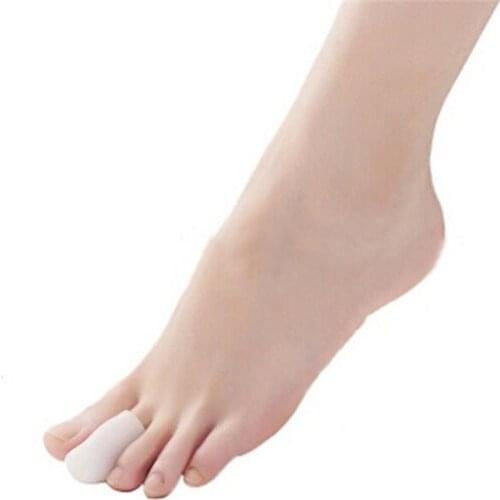1 Pair Heels Pin Affixed Protective Sleeve Wear Pain Foot Car Soft Silicone Protective Toe Covers -35