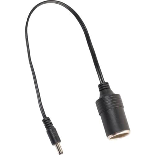 1 Piece Car Cigarette Lighter Cable Auto Lighter Socket To Male Power Switching Connector Adapter Extension Cable Black