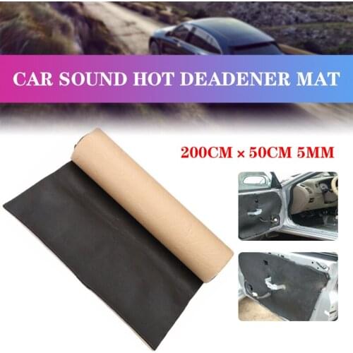 200x50cm Car Sound Proofing Deadening Anti-noise Sound Insulation Cotton Heat Closed Cell Foam