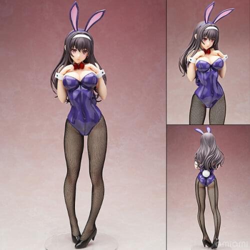25/44cm Anime Saenai Heroine No Sodatekata Kasumigaoka Utaha Bunny Girl Sexy Girl Pvc Action Figure Toys Kasumigaoka Utaha Model