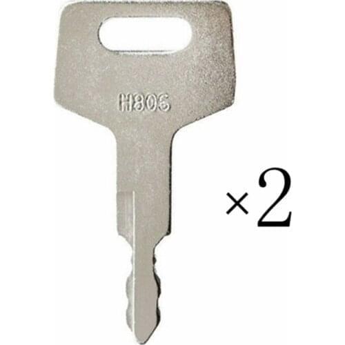 2xKEY For Takeuchi Key for Excavator Track Loader H806 17001-00019