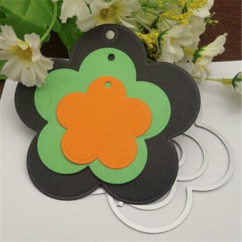 3pc Plum blossom frame set Metal Cutting Dies Stencils For DIY Scrapbooking Decorative Embossing Handcraft Die Cutting Template