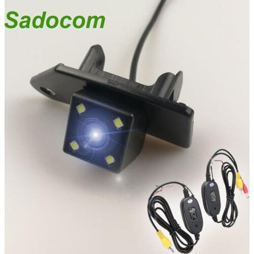 Car 4LEDS Night Vision Backup Rear View Rearview Reversing Camera Waterproof Parking For Mitsubishi ASX 2011 2012 2013 2014 RVR