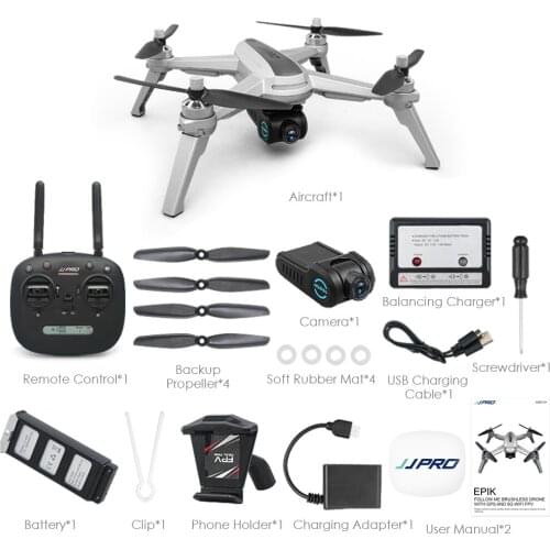 Brushless Professional Drone GPS 1080P HD adjustable Camera 5G FPV Smart Follow Smart fixed Height Helicopter Quadcopter Drones