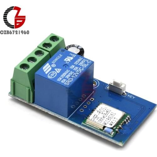 DC 12V Wireless Wifi Relay Switch Module Mobile Phone Control Timer Jog Mode Low Power for IOS Android Smart Home