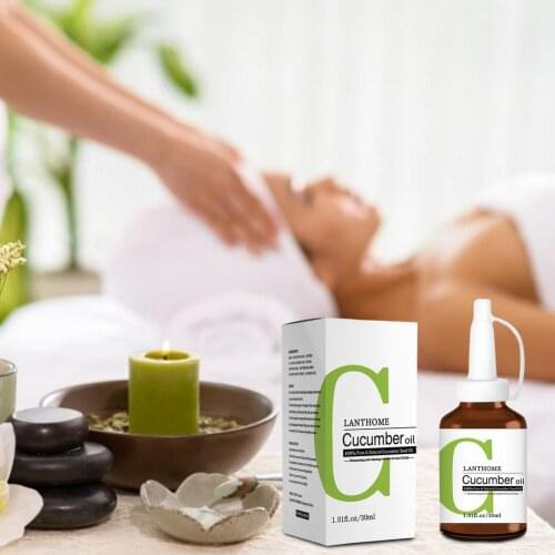 30ml Cucumber Oil Natural Facial Care Moisturizing Face Care Essene Natural Smoothing Refreshing Oil Control Essential Oil