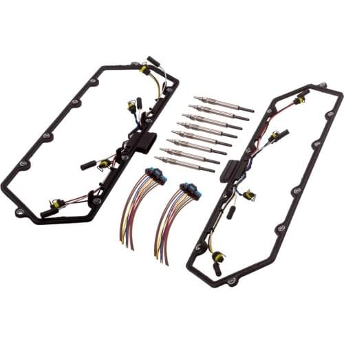 Valve Cover Gasket Injector Glow Plug Harness for Ford F250 E250 7.3L V8 1999-2003 F81Z6584AA F4TZ12A342BA 615201 1379998