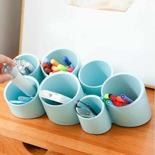 Storage Bucket Multi-use Punch-free PP Wide Application Durable Storage Holder for Living Room Bathroom Kitchen Clutter Organize