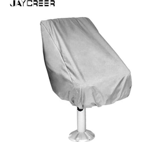 JayCreer Boat Seat Cover UV Resistant Helmsman Foldable Captain Chair Protection