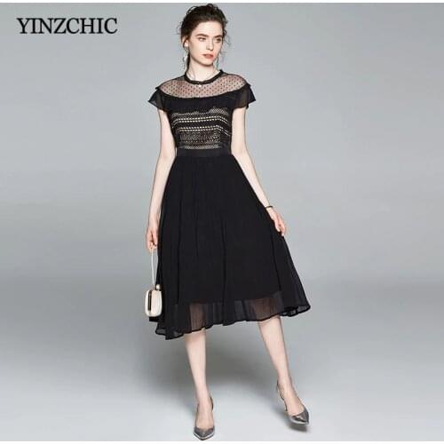 YINZCHIC Solid Summer Dresses
