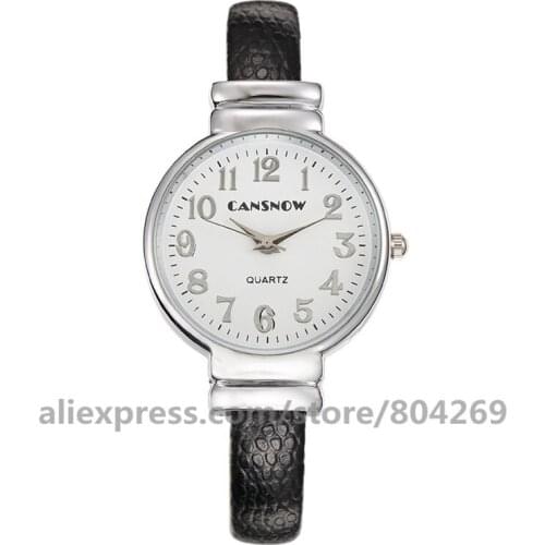 Wholesale Women Rose Gold Dial Watches Luxury Ladies Bracelet Quartz Clock Fashion Wrist Watches CANSNOW 103038