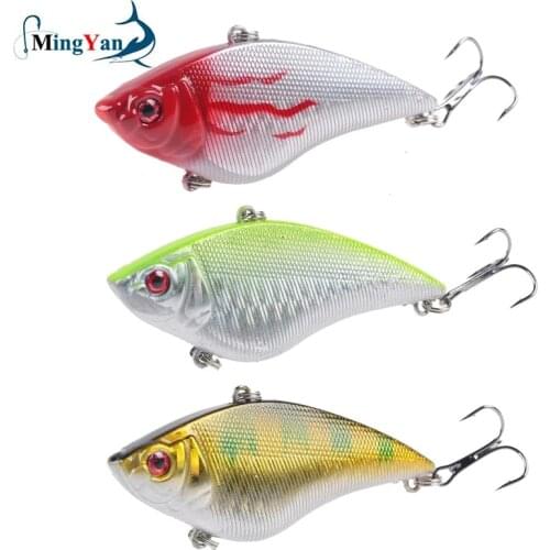 1pcs Hard Wobblers 7cm 16G Plastic Sinking VIB Fishing Lures Artificial Bait 6# Treble Hooks Long Shot Crankbait Fishing Tackle