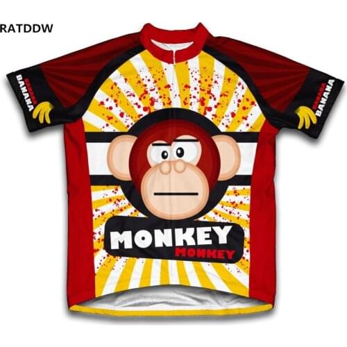 2016 Monkey Style Summer Short Sleeve Cycling Jerseys/Bike Sports Clothing Cycle Bicycle Clothes Ropa Ciclismo