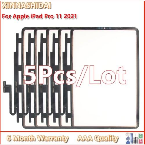 5 Pcs Touch Screen For Apple iPad Pro 11 2021 A2301 A2459 A2460 Touch Screen Digitizer Glass panl For iPad Pro 11 3rd generation