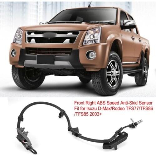897387989 Front Right ABS Speed Anti-Skid Sensor for Isuzu D-Max/Rodeo TFS77/TFS86/TFS85 2003+ Auto Accessories