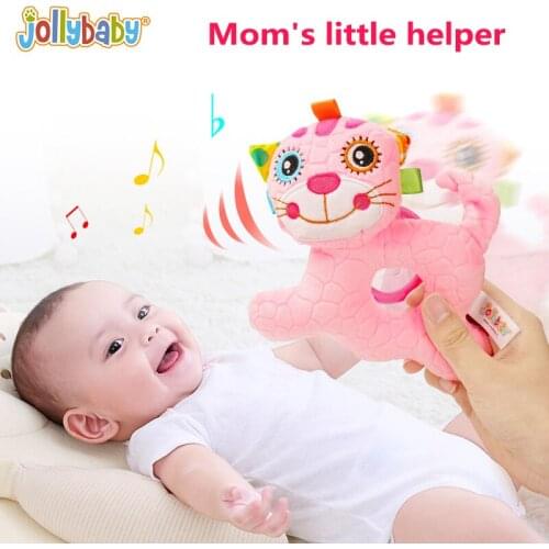 Baby Rattle/Grab Bed Grib Bell Lathe Hanging Plush Rattle Portable Colorful Strollers Comfort Dolls Hand Puppet Educational Toys