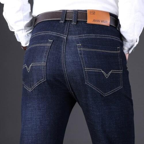 Jeans Men Jean Homme Skinny Denim Spijkerbroeken Heren Biker Stretch Pants Slim Fit Trousers Casual Designer High Quality