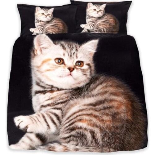 Animal lazy Cat Duvet Cover Set Bedding Set Home Bedding Set Twin Full Queen King Size Comforter Set Bed Set Dropshipping