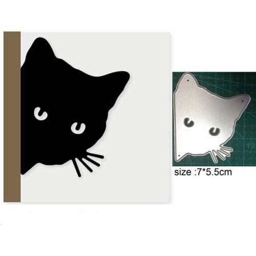 Metal cutting dies cut die mold Animal cat decoration Scrapbook paper craft knife mould blade punch stencils dies