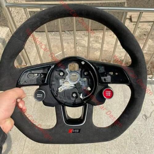 Fully Alcantara Steering Wheel for Audi RS3 RS4 RS5 A3 A4 A5 S3 S4 S5 2017-2021