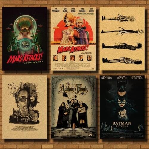 Tim Burton movie posters.The Corpse Bride. Johnny Depp Vintage Retro Matte Kraft Paper Antique Poster Wall Sticker Home